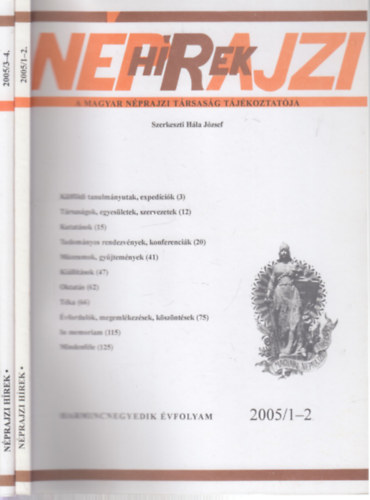 Nprajzi hrek 2005/1-4. (teljes vfolyam, 2 ktetben)