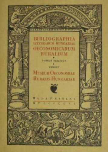 Bibliographia Litterarum Hungariae Oeconomicarum Ruralium IV.