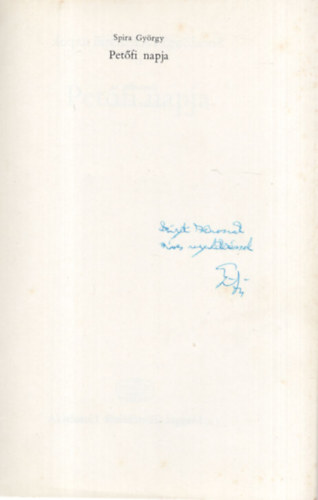 Pet�fi napja - Dedik�lt