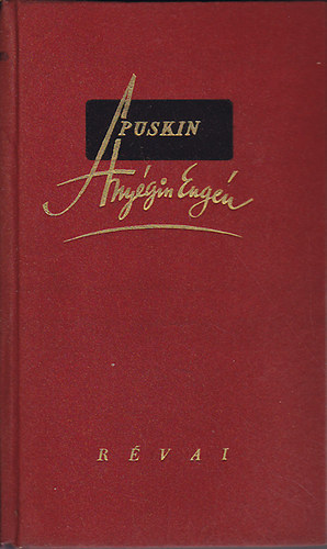 Puskin S�ndor - Any�gin Eug�n