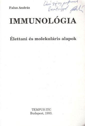 Immunolgia - lettani s molekulris alapok - dediklt
