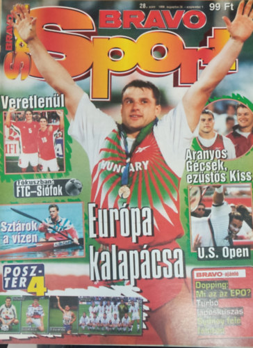Buzg Jzsef  (szerk.) - Bravo Sport - I. vfolyam 28. szm (1998. augusztus 26. - szeptember 1.)
