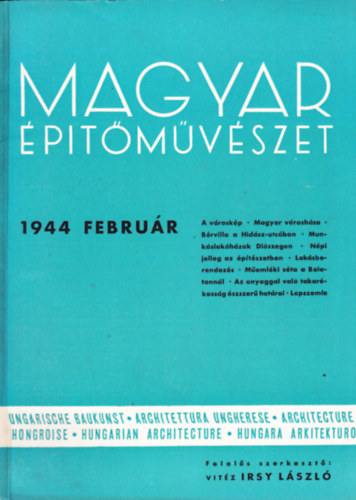 Magyar �p�t�m�v�szet 1944. febru�r