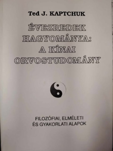 vezredek hagyomnya: a knai orvostudomny