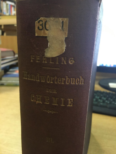 Hermann Fehling - Neues Handwörterbuch der Chemie III.