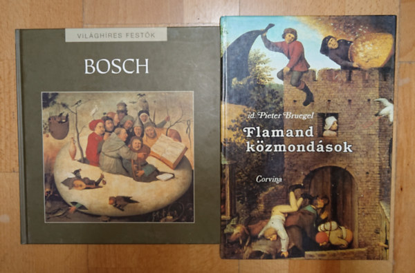 2 k�nyv a n�metalf�ldi renesz�nsz nagymesteir�l: Bosch, Flamand k�zmond�sok
