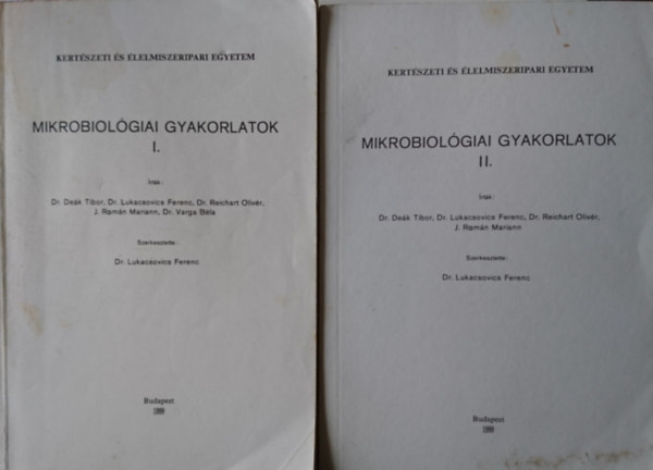 Mikrobiolgiai gyakorlatok I-II.