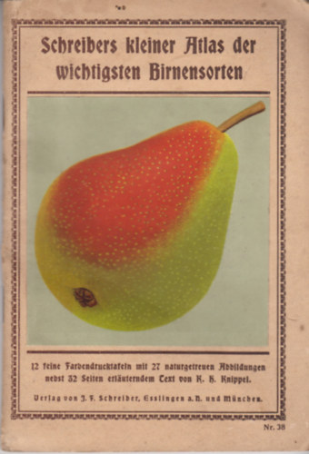 Schreibers kleiner Atlas der wichtigsten Birnensorten
