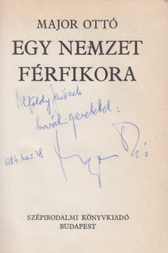 Egy nemzet frfikora