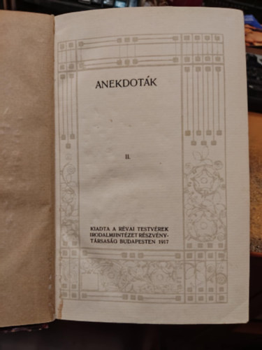 Anekdotk II.