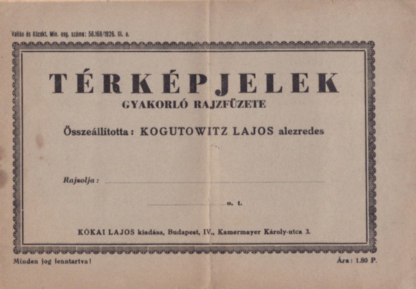 T�rk�pjelek - gyakorl� rajzf�zete