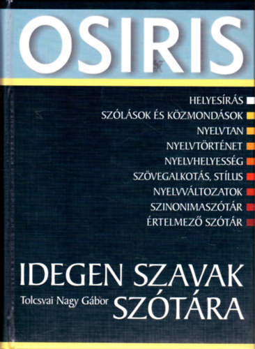 Idegen Szavak Sztra - Osiris Diksztr