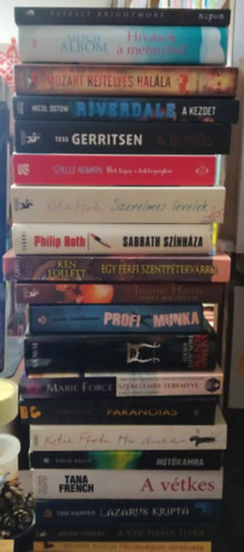20 db vegyes tematikj m: Hv Amszterdam+Paranois+Talpa alatt a fld+Szent bolondok+Egy frfi Szentptervrrl+Sabbath sznhza+Szerelmes levelek+Ht lps a boldogsghoz+Mozart rejtlyes halla+Hvsok a mennybl+