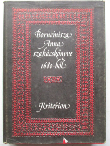 Bornemissza Anna szakcsknyve  1680-bl