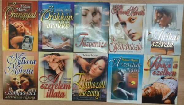 Melissa Moretti - 10 db Melissa Moretti romantikus regny