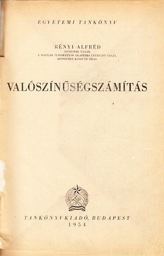 R�nyi Alfr�d - Val�sz�n�s�gsz�m�t�s