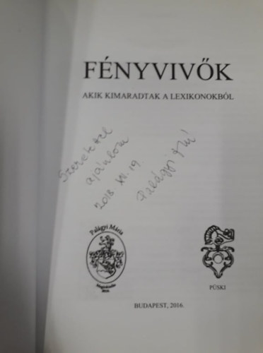 Fnyvivk. Akik kimaradtak a lexikonokbl