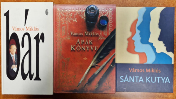 3 dbV�mos Mikl�st�l: Ap�k k�nyve, B�r,S�nta kutya
