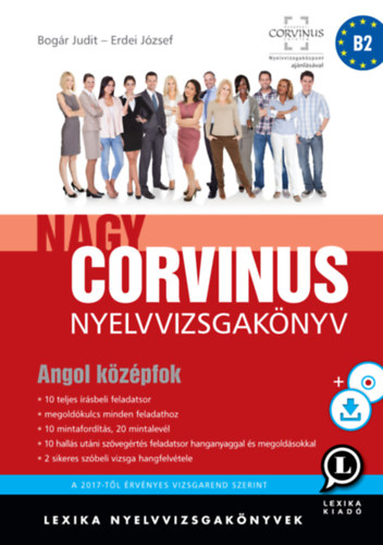 Nagy Corvinus nyelvvizsgaknyv - Angol kzpfok - B2