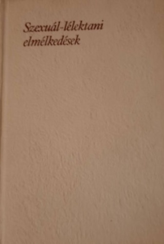 Szexul-llektani elmlkedsek