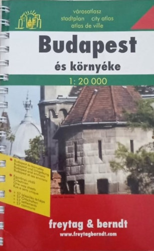 Budapest s krnyke 1:20 000 (freytag & berndt)
