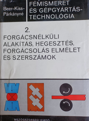 Forgcsnlkli alakts, hegeszts, forgcsols elmlet s szerszmok