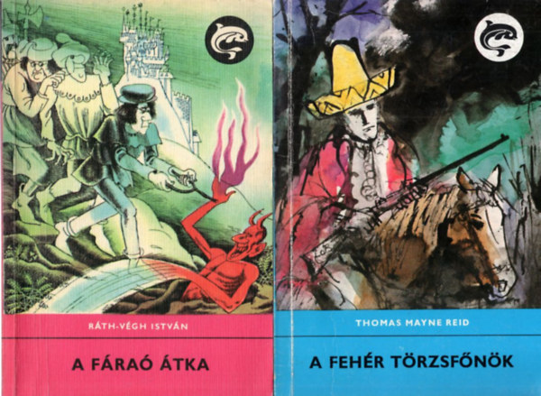 Fehr Tibor, Rth-Vgh Istvn Hegeds Gza - 4 db Delfin knyv: A fehr trzsfnk + A fra tka + Hajdkaland + Az erdntli veszedelem
