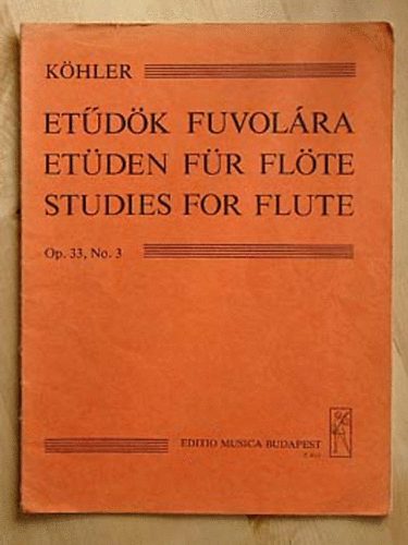Et�d�k fuvol�ra Op. 33, No. 3