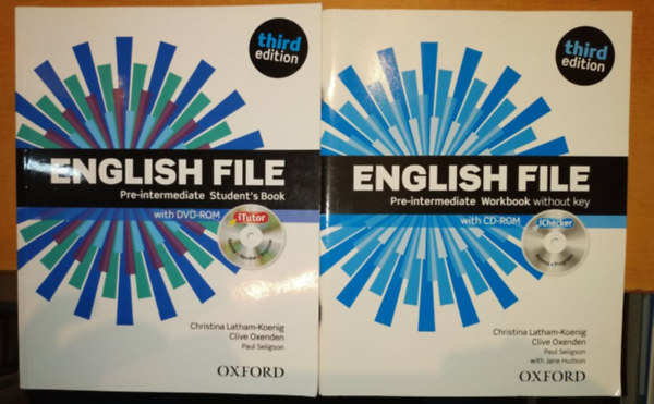 Clive Oxenden, Paul Seligson, Jane Hudson Christina Latham-Koenig - English File Third Edition Pre-Intermediate Student's Book with DVD-ROM
