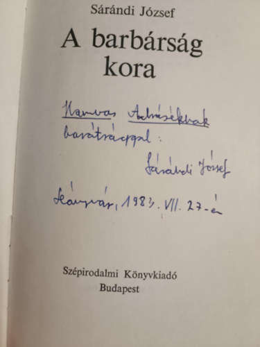 a barb�rs�g kora