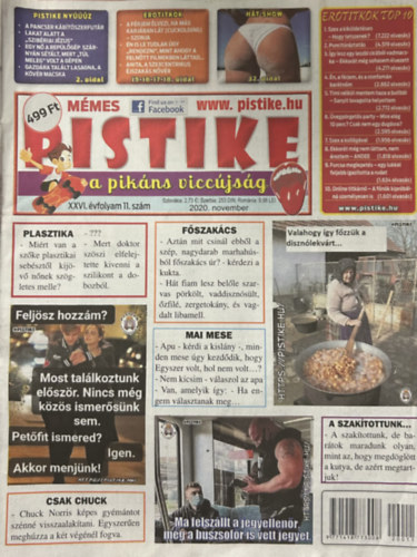 Pistike - 2020. november (XXVI. �vf. 11. sz�m)