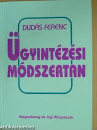 Duds Ferenc - gyintzsi mdszertan