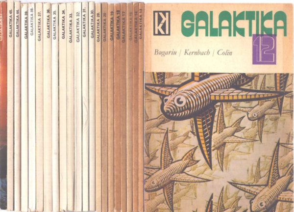22 db Galaktika magazin: 12., 13., 14., 16., 17., 18., 19., 20., 28., 30., 31., 32., 33., 34., 35., 36., 37., 38., 39., 44., 45., 53. sz�mok