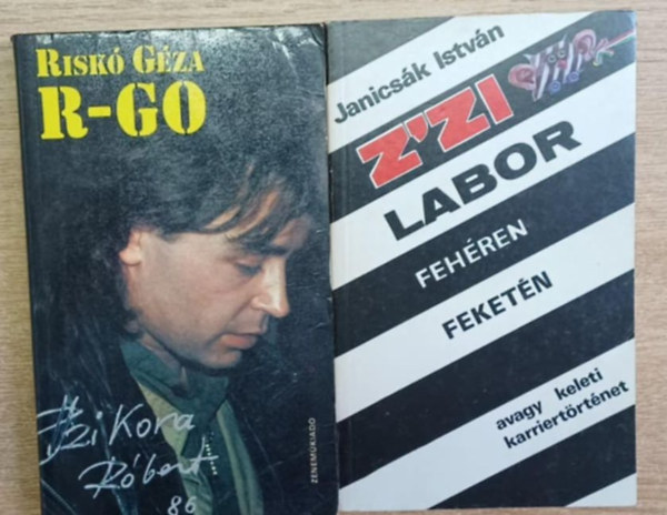 2 db zenei knyv: R-GO - Z'ZI LABOR fehren feketn avagy keleti karriertrtnet