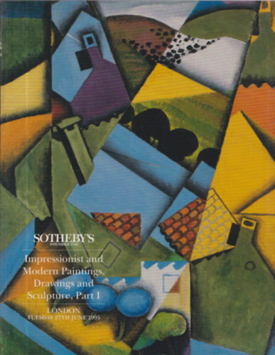 Sotheby's - Impressionist and Modern Paintings, Drawings and Sculpture, Part I. (London - Tuesday 27th June 1995)