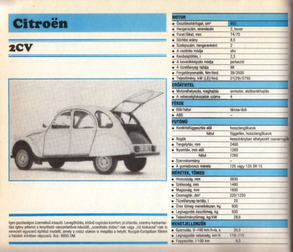 Melyik aut�t? 100 t�pus