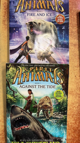 Tui T. Sutherland Shannon Hale - Spirit Animals Book 4-5. Fire and ice + Against the tide