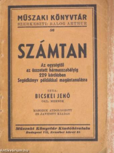 Szmtan - Az egysgtl az sszetett hrmasszablyig 229 krdsben/Segdknyv pldkkal magntanulsra