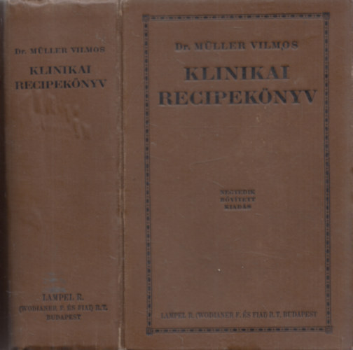 Klinikai recipeknyv (negyedik, bvtett kiads)