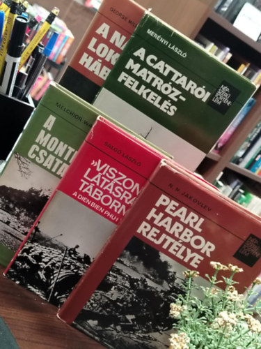 George Millar, N.N. Jakovlev, Salgo Lszl, Melchior Wankowicz Mernyi Lszl - KNYVMENT AJNLAT, 5 db. Npszer trtnelem. A cattari matrzfelkels, A nagy loktorhbor, Pearl Harbor rejtlye, Viszontltsra tbornokom!, A monte cassin-i csata