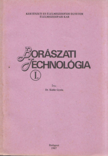 Borszati technolgia I.