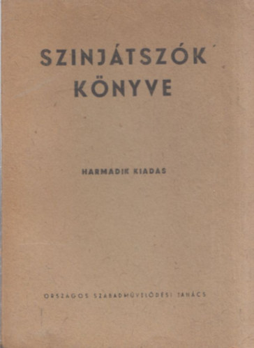 Szinj�tsz�k k�nyve