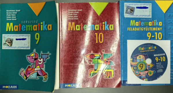 rki Tams,Kontrn Nagy Klra,Kovcs Istvn,Trembeczki Csaba,Urbn Jnos - Sokszn matematika 9 + Sokszn matematika 10 + Sokszn matematika feladatgyjtemny 9-10. - Gyakorl s rettsgire felkszt feladatokkal + Cd mellklet (3m)