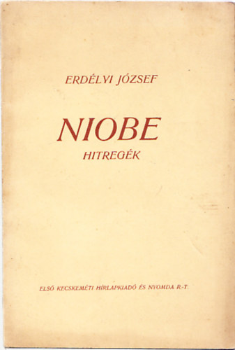 Niobe (Hitreg�k)- I. kiad�s