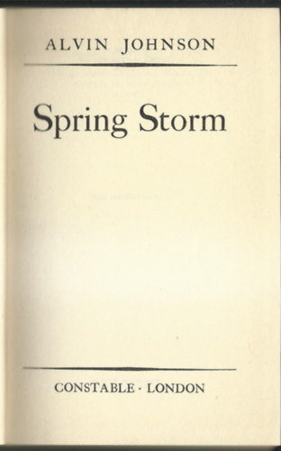 Spring Storm