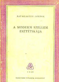 A modern szellem eszttikja