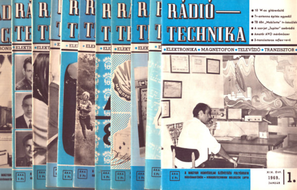 Rditechnika 1969. teljes vfolyam (1-12. szmonknt)