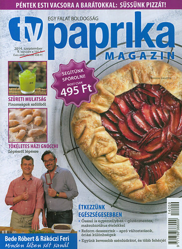 Tv Paprika magazin 9. szm 2014. szeptember