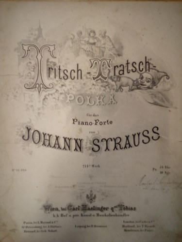 Tritsch-Tratsch Polka fr das Piano-Forte