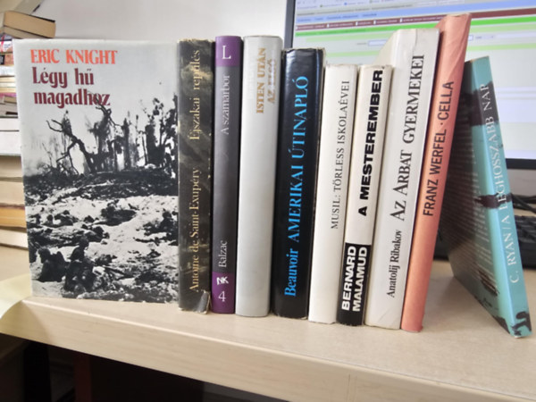 10db vil�girodalom, K�NYVMENT� AJ�NLAT: A leghosszabb nap+ Cella+ Az Arbat gyermekei+ A mesterember+ T�rless iskola�vei+ Amerikai �tinapl�+ Isten ut�n az els�+ A szam�rb�r+ �jszakai rep�l�s+ L�gy h� magadhoz